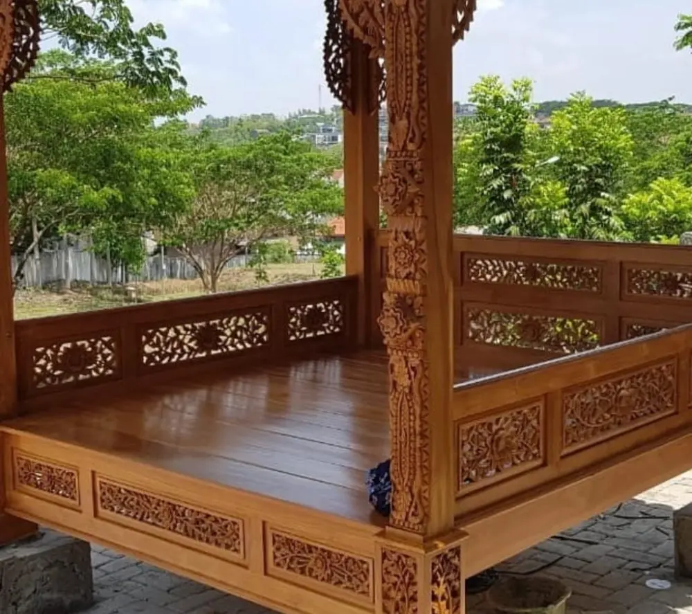 Gasebo Ukiran Jati jepara