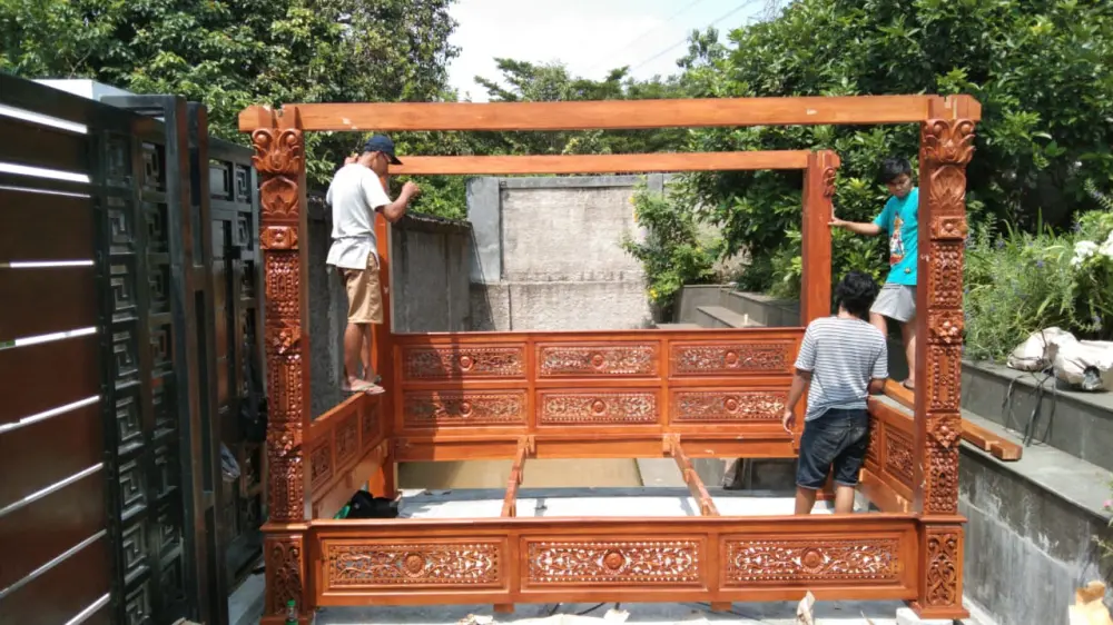 Gasebo Ukiran Jati jepara