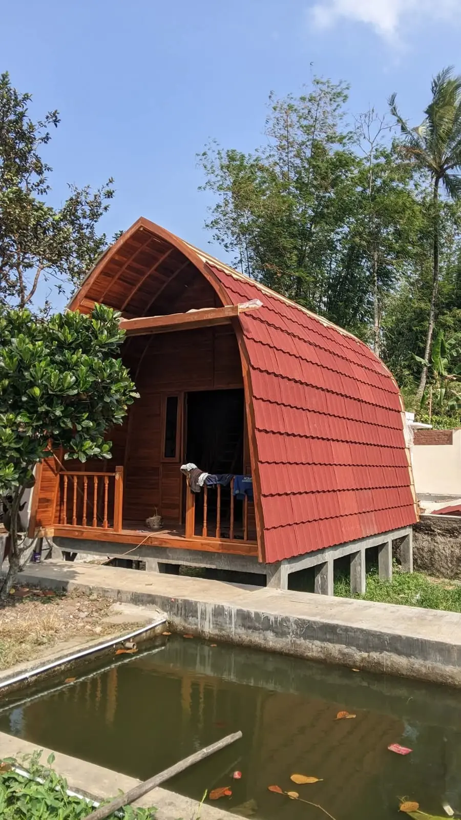 Rumah Kayu Lumbung Jati Minimalis