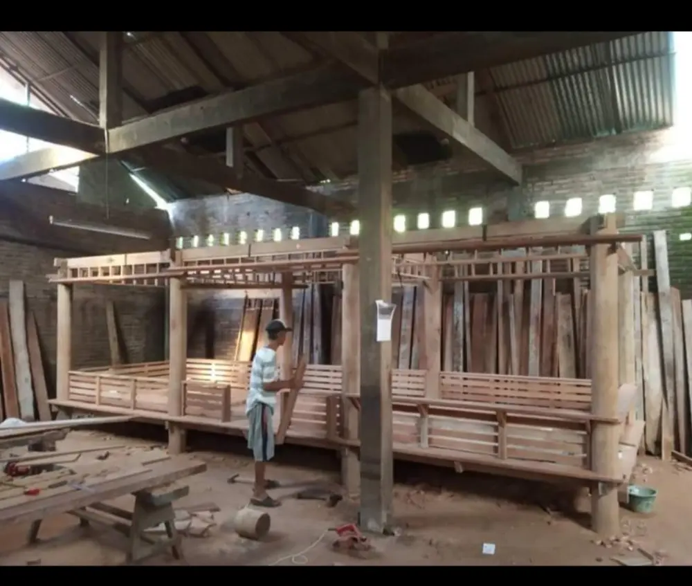 Gazebo Kelapa 4x4 Gazebo Glugu Minimalis