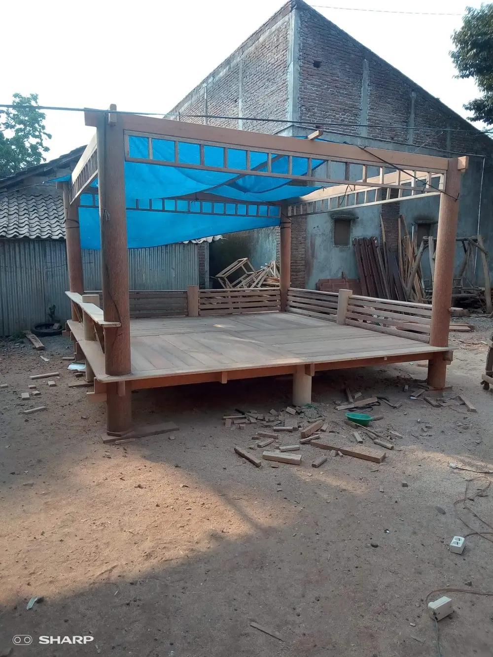 Gazebo Kelapa 4x4 Gazebo Glugu Minimalis