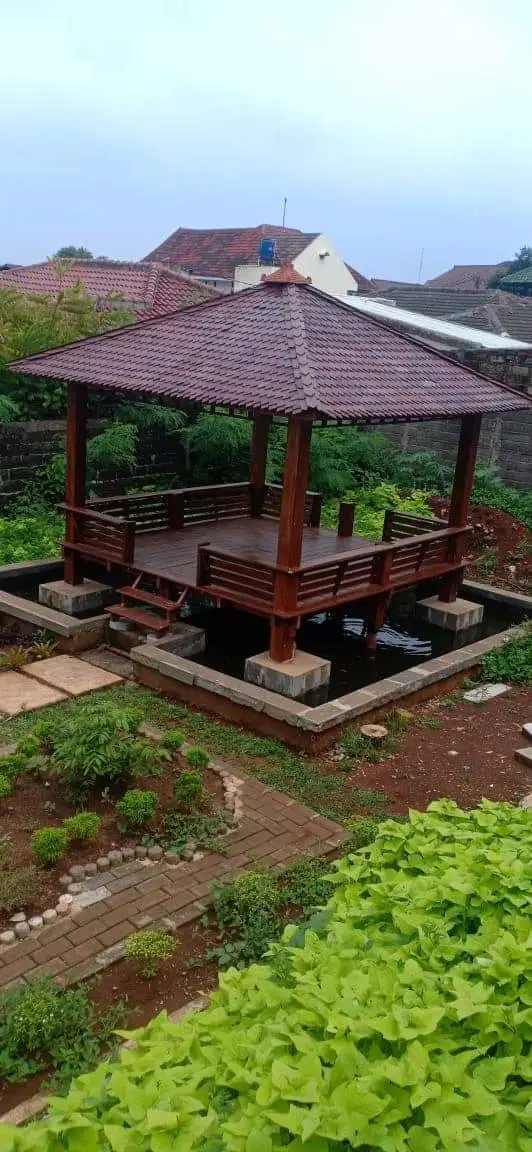 Gazebo Kelapa 4x4 Gazebo Glugu Minimalis