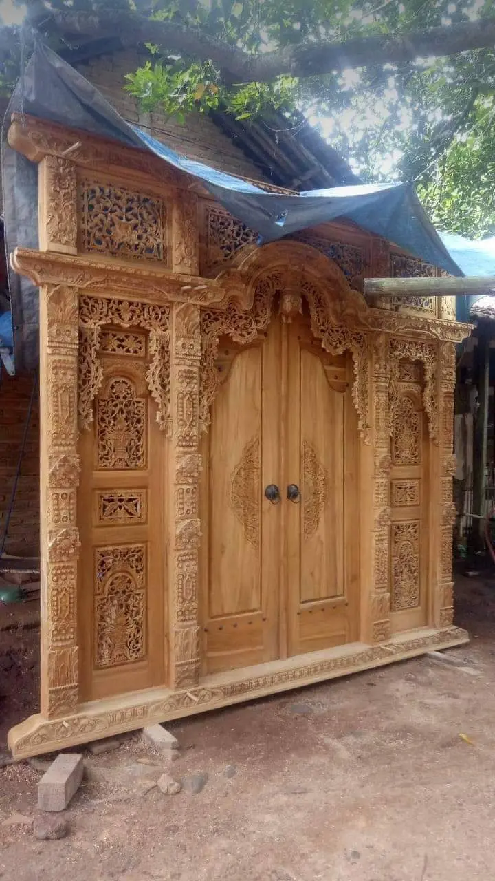 Pintu Rumah Adat Jawa - Pintu Ukir Klasik Jawa