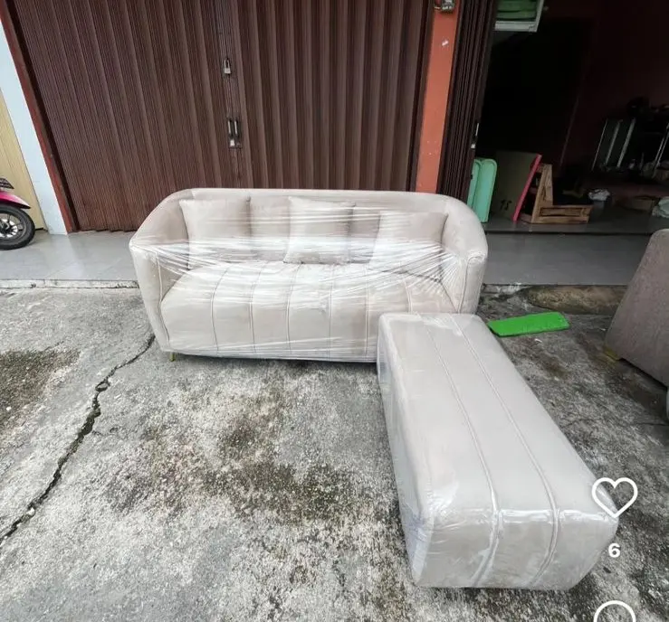 Sofa Sudut Minimalis, Sofa Sudut Estetik