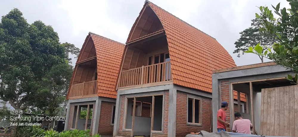 Rumah Panggung Jati Minimalis - Bungalow