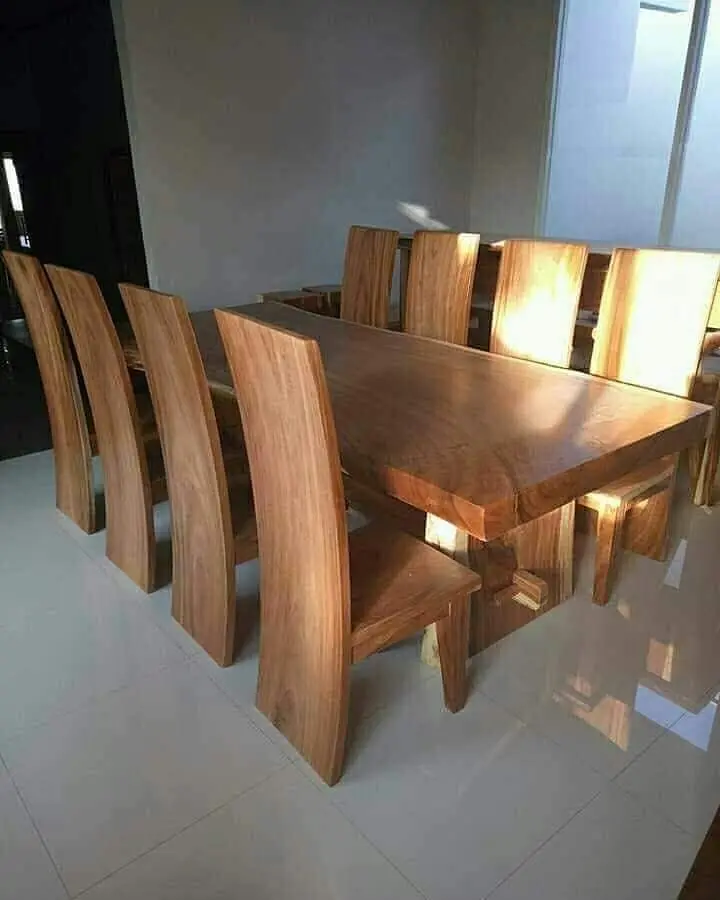 Top Meja Trembesi Utuh (Solid Wood Slab) 300 cm x 300 cm