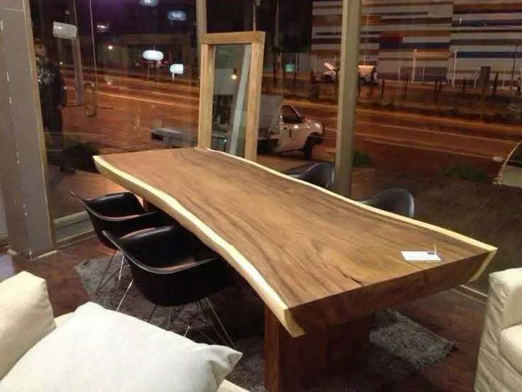 Meja Makan Kayu Solid Premium (Set Meja + Kursi)