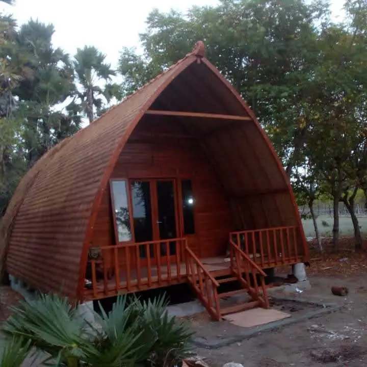 Rumah Bungalow Jati Lengkung Minimalis 4x6 Meter