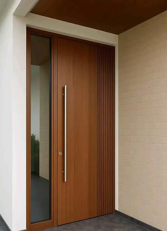 Pintu & Kusen Jati Minimalis: Perpaduan Elegan Ukiran untuk Hunian Anda - Desain Minimalis dan Ukiran Halus pada Pintu dan Kusen Jati