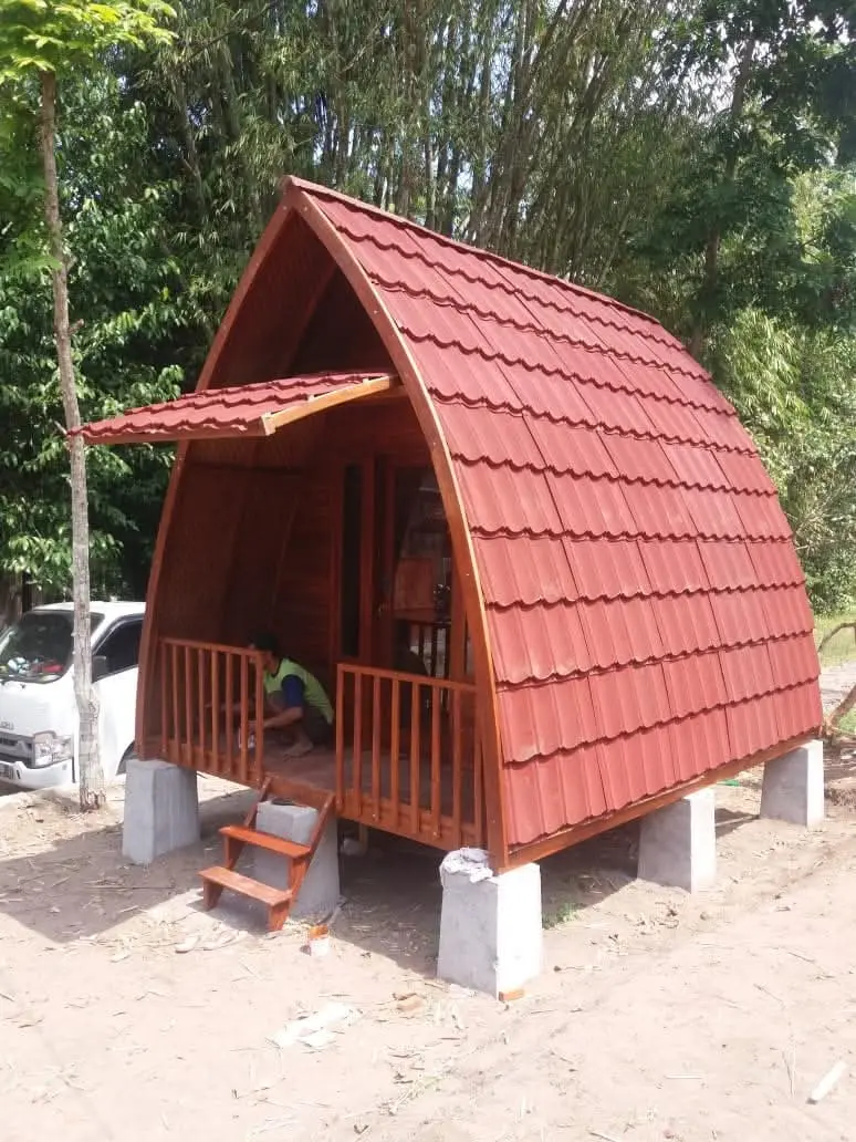 Rumah Lumbung Jati atau Bungalow Model Triangle