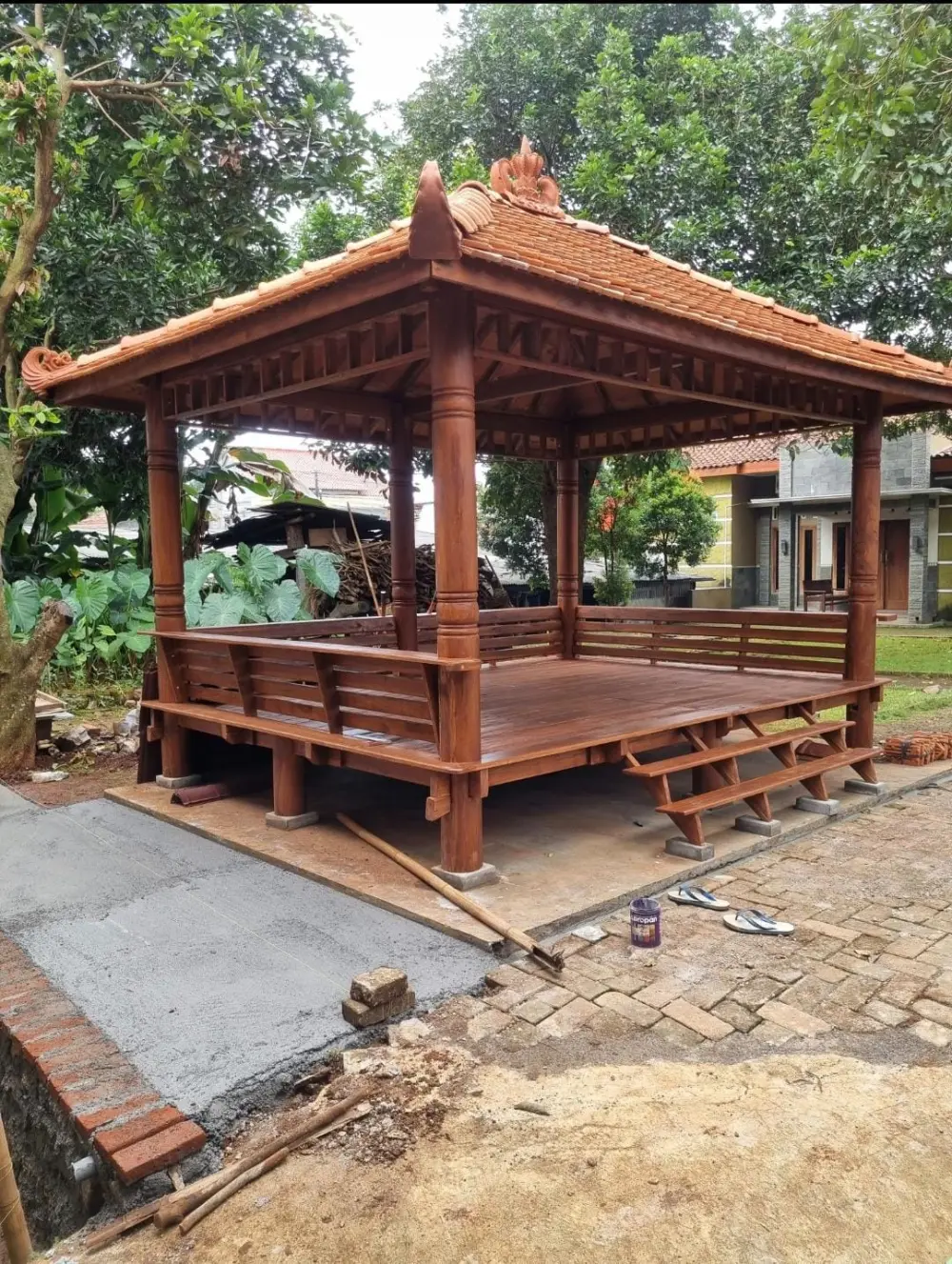Gazebo Kelapa 4x4 Gazebo Glugu Minimalis