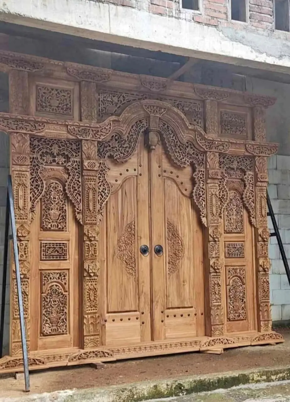 Pintu Rumah Adat Jawa - Pintu Ukir Klasik Jawa