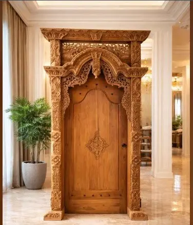 PINTU GAPURO GEBYOK JATI UKIR – ELEGAN & MEWAH