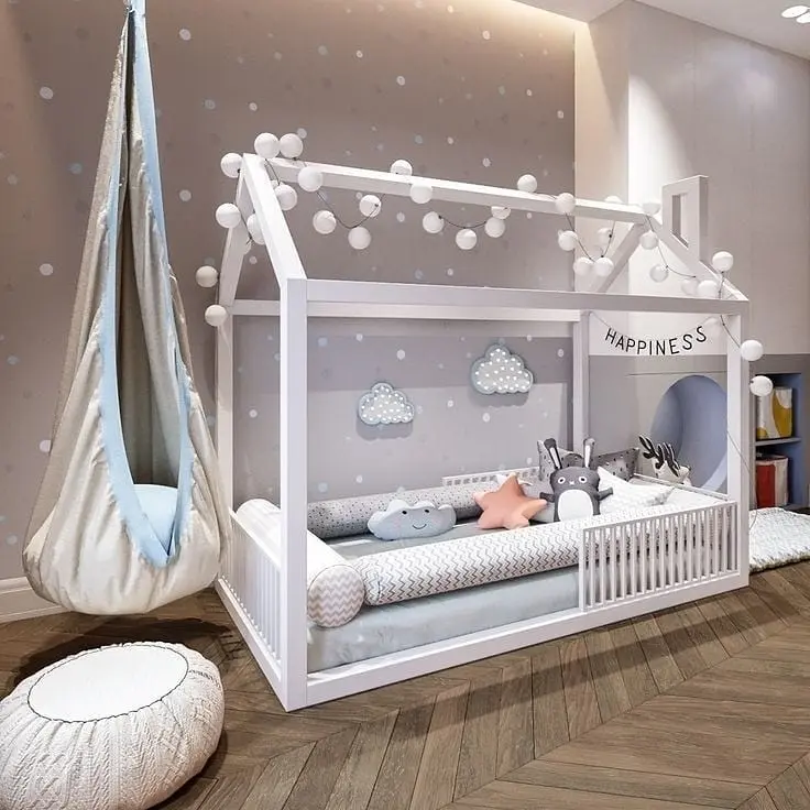 Tempat Tidur Bayi Minimalis, Box Bayi Minimalis, Furniture Kamar Bayi, Tempat Tidur Bayi Elegan, box bayi jati minimalis